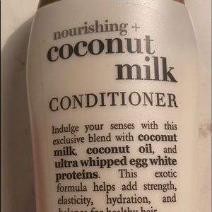 healthy coconut milk hair conditioner